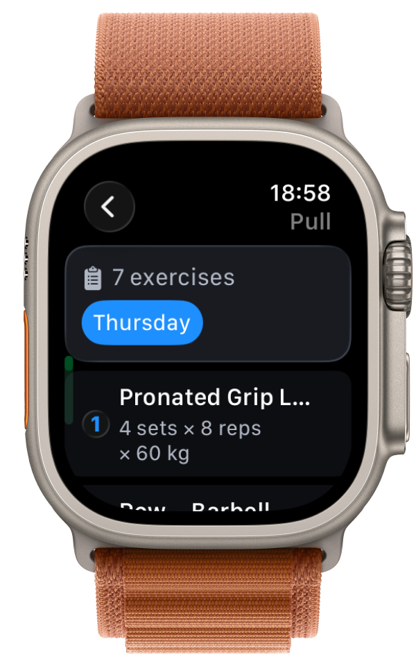 RepXP on Apple Watch